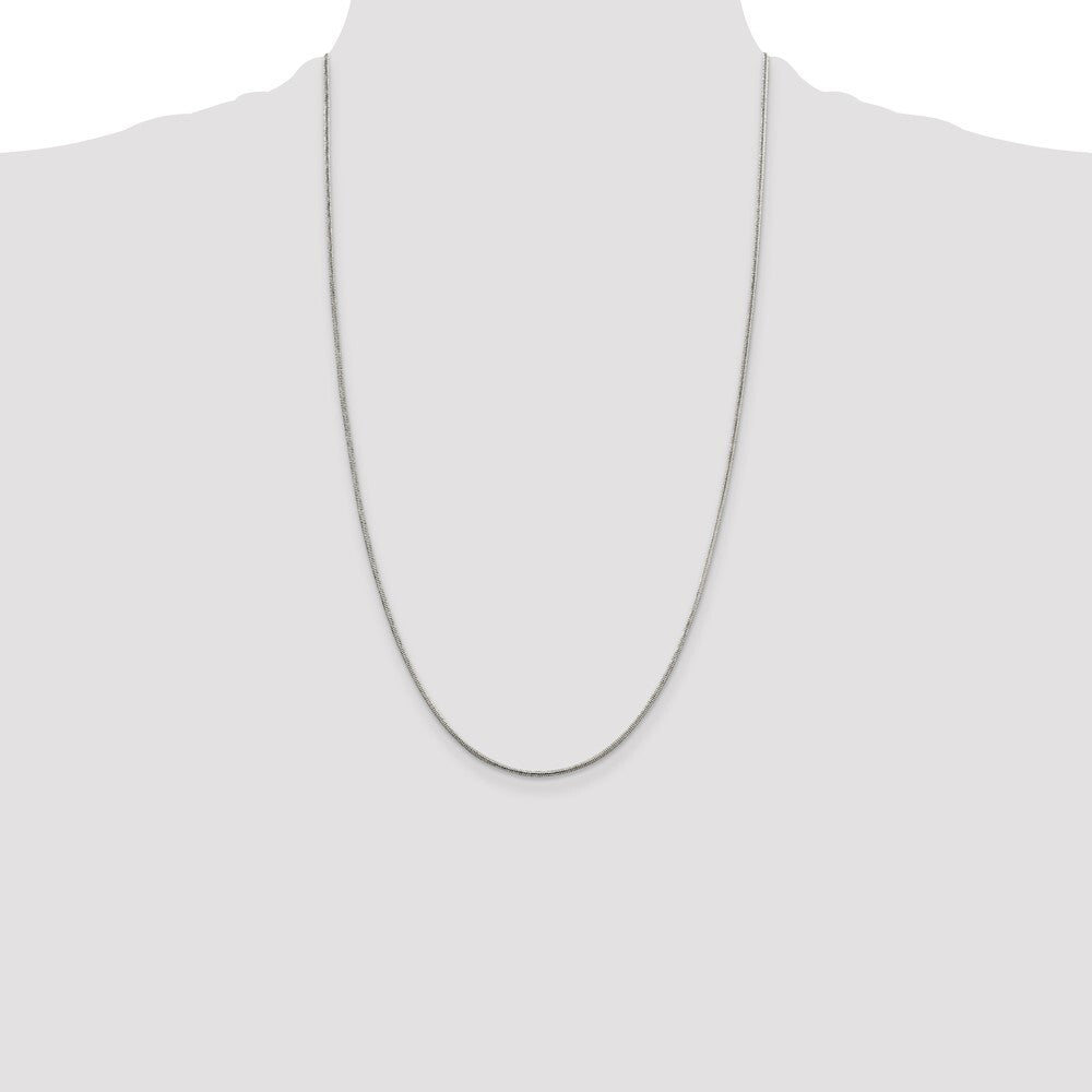 Sterling Silver 1.5mm Round Snake Chain