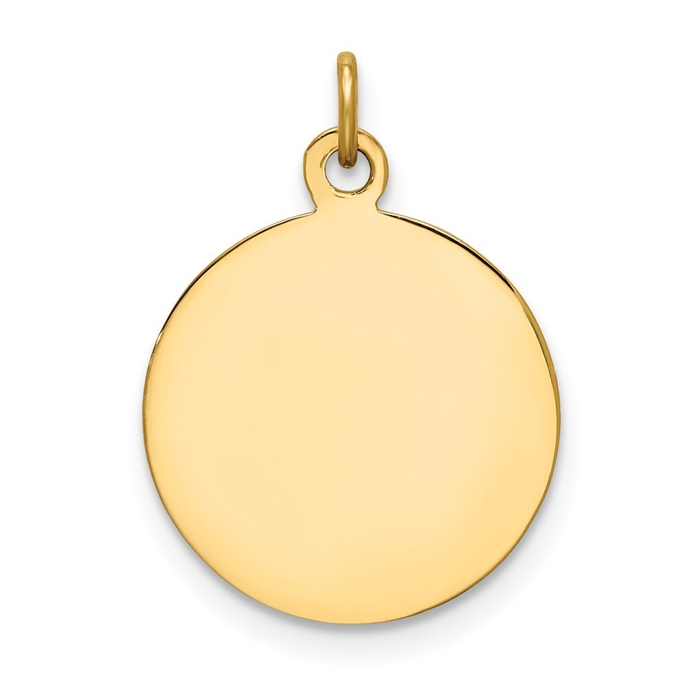14k Yellow Gold Saint Paul Medal Charm Pendant for Women