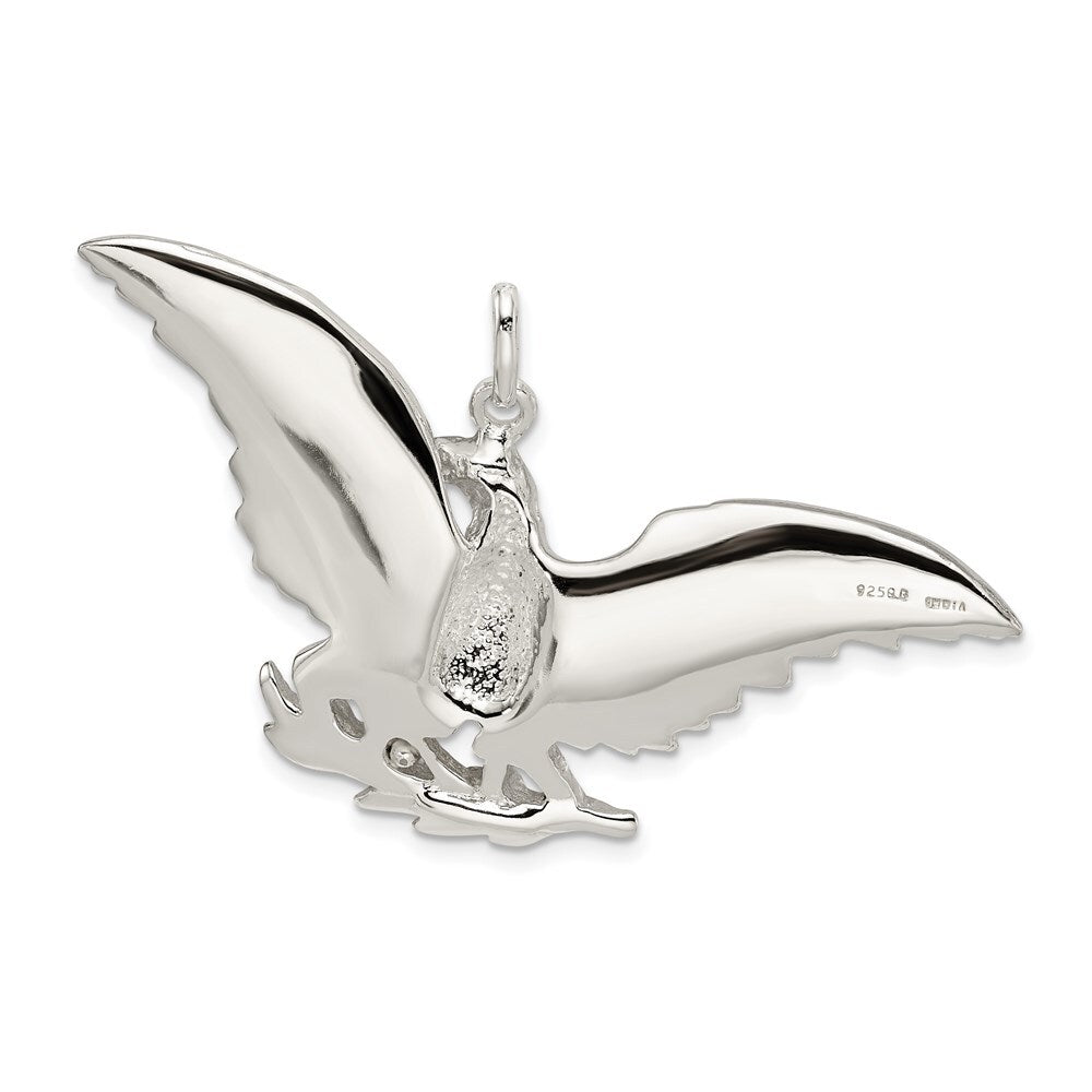 Sterling Silver Eagle Charm Holiday Gift for Women
