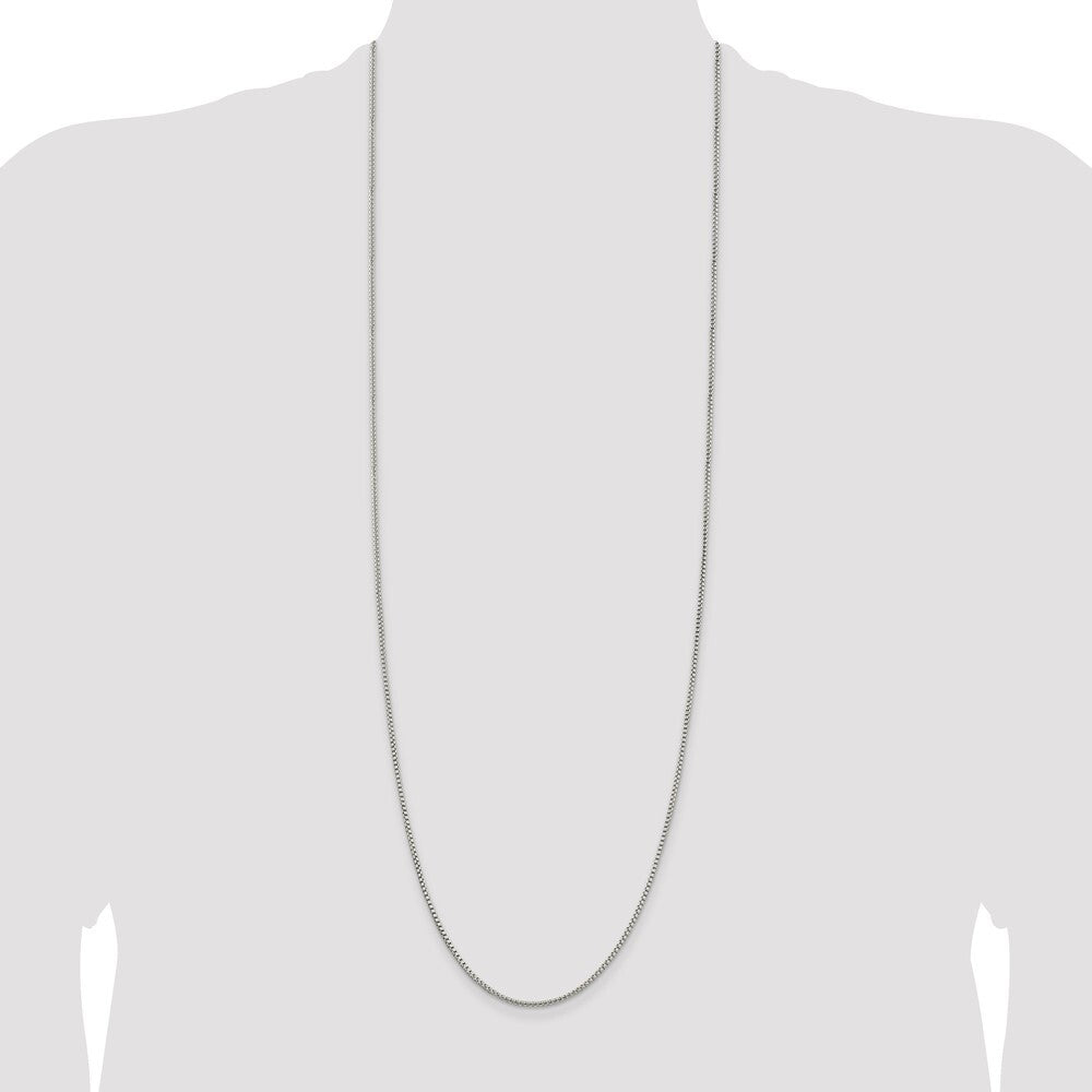 Sterling Silver 1.75mm Round Box Chain