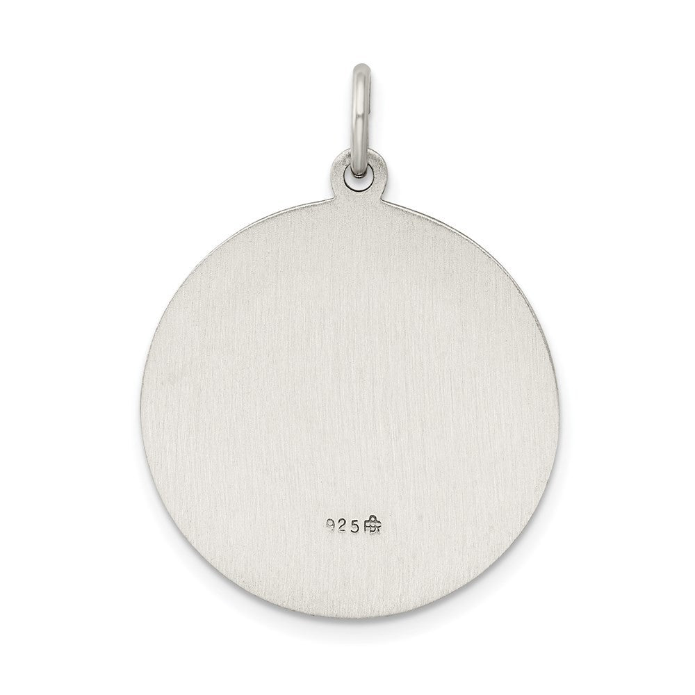 Sterling Silver Antiqued St. Jude Thaddeus Medal