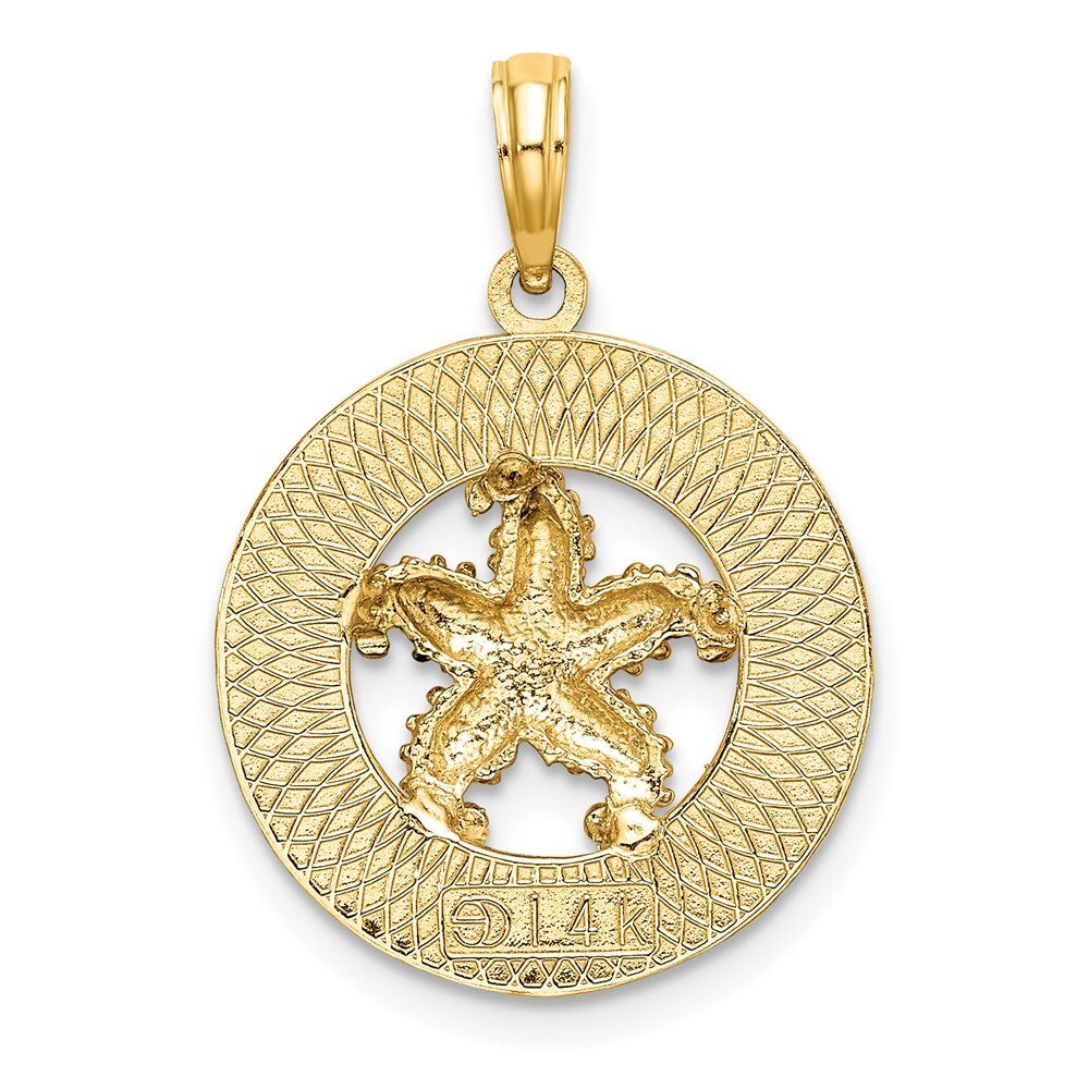 14k Yellow Gold CAPE COD Starfish Charm