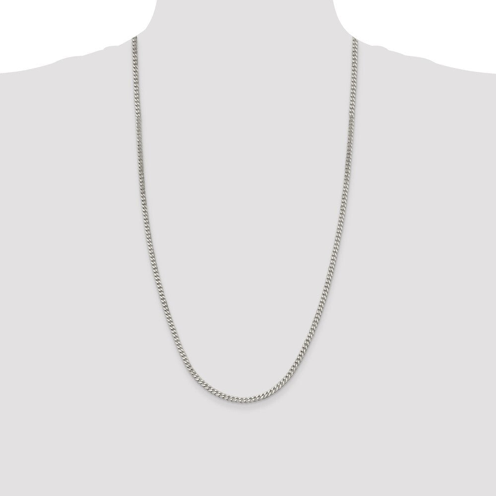 Sterling Silver 3.5mm Curb Chain