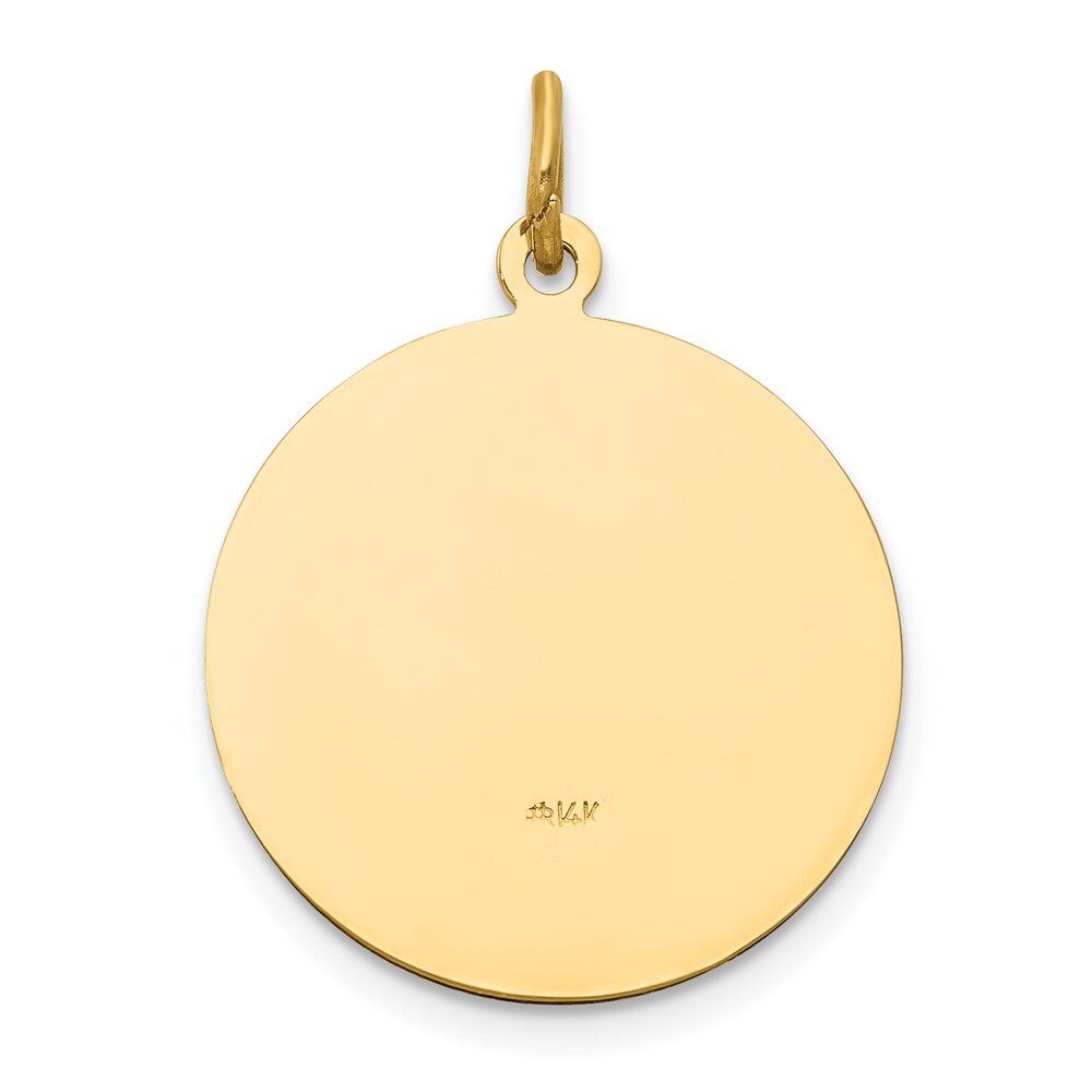 14k Yellow Gold Saint Andrew Medal Pendant for Women