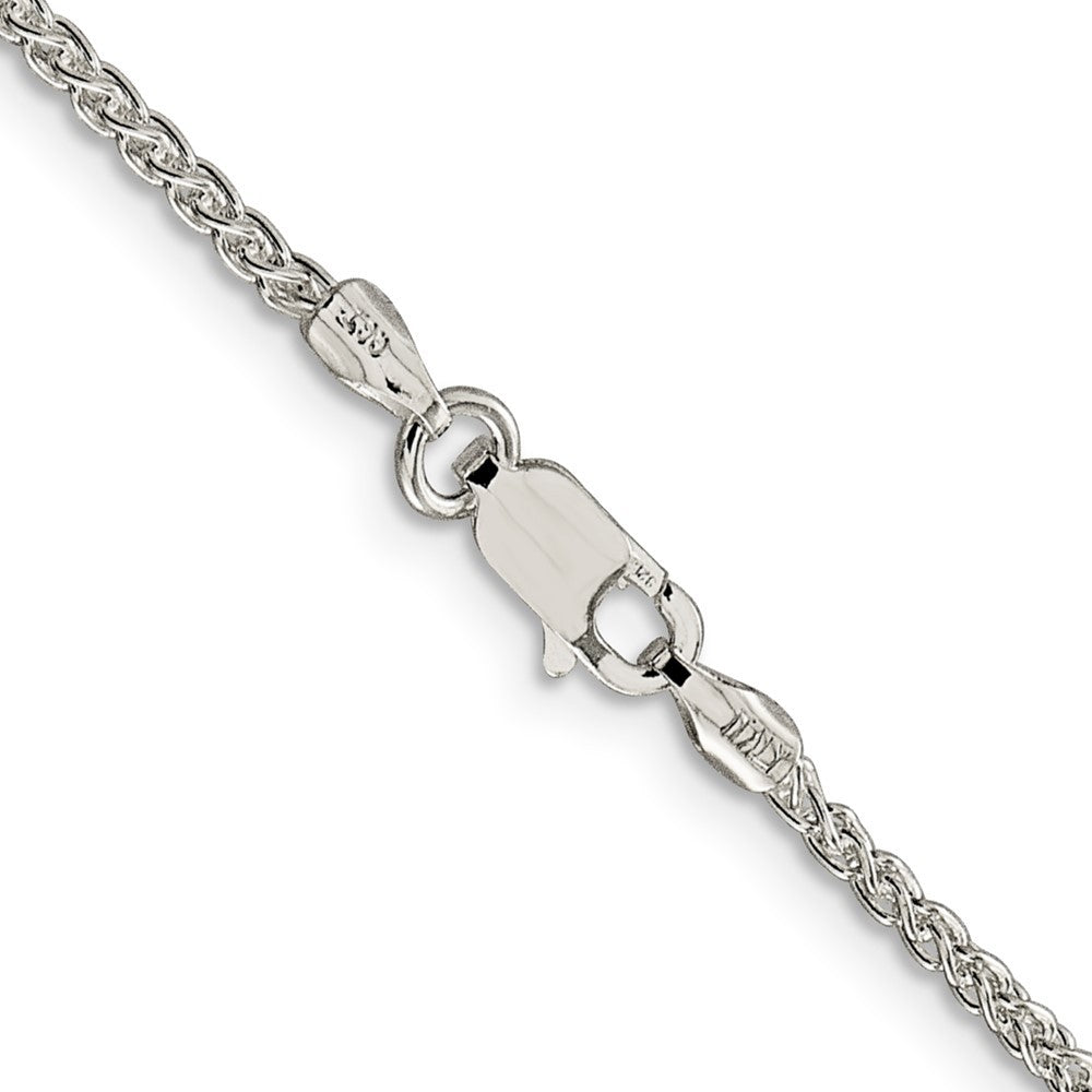 Sterling Silver 1.75mm Round Spiga Chain Necklace