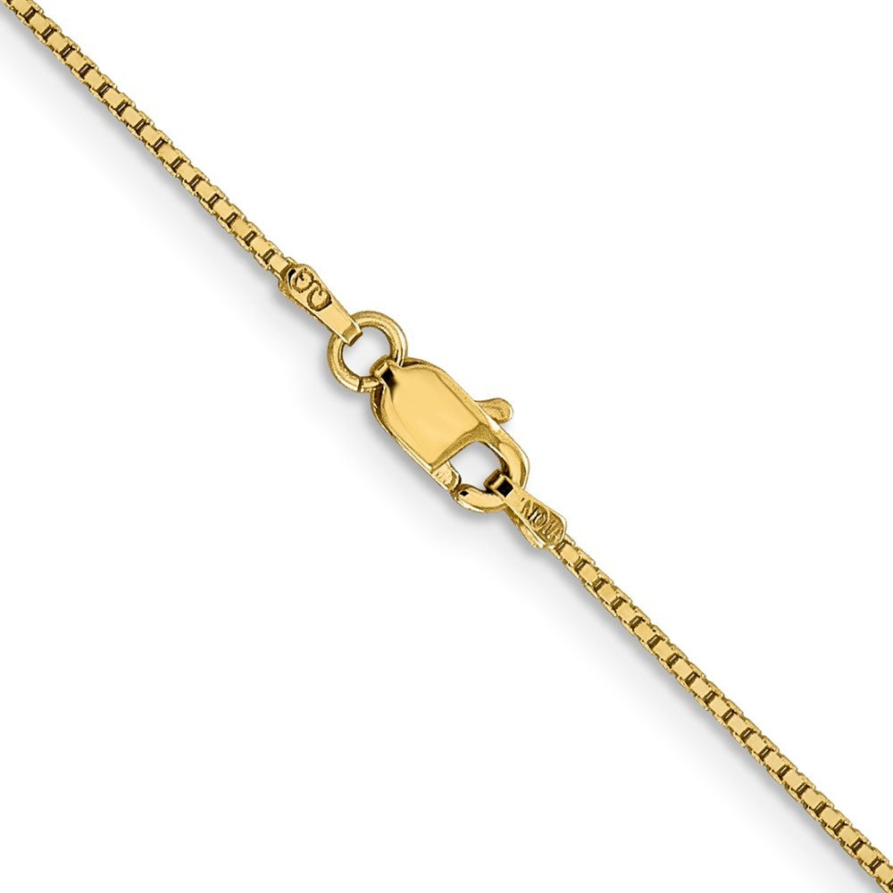 14k Yellow Gold 18 inch .95mm Box Chain Necklace
