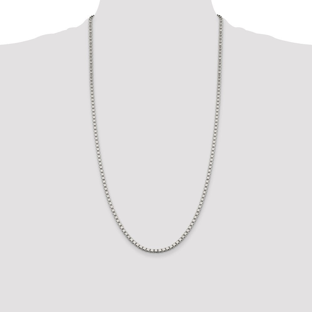 Sterling Silver 3.25mm Box Chain