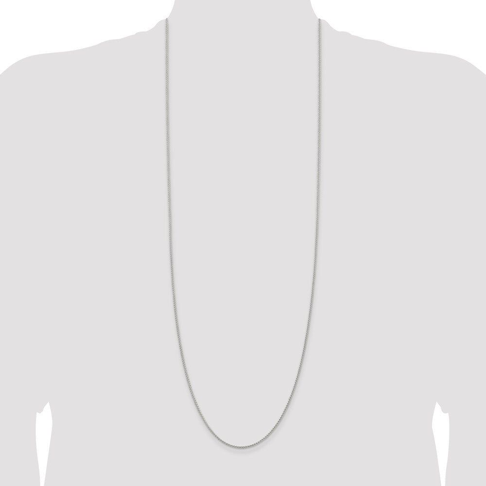 Sterling Silver 1.5mm Round Spiga Chain