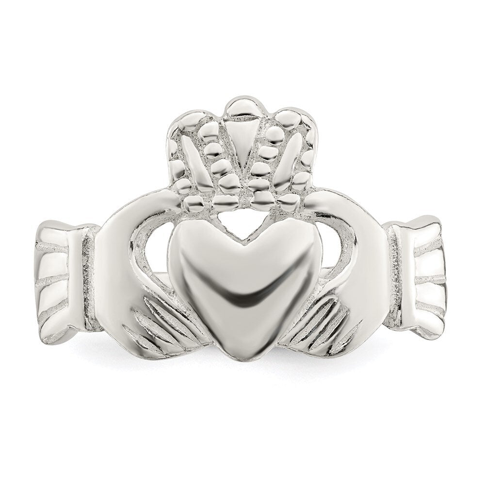 Sterling Silver Claddagh Ring Size 6