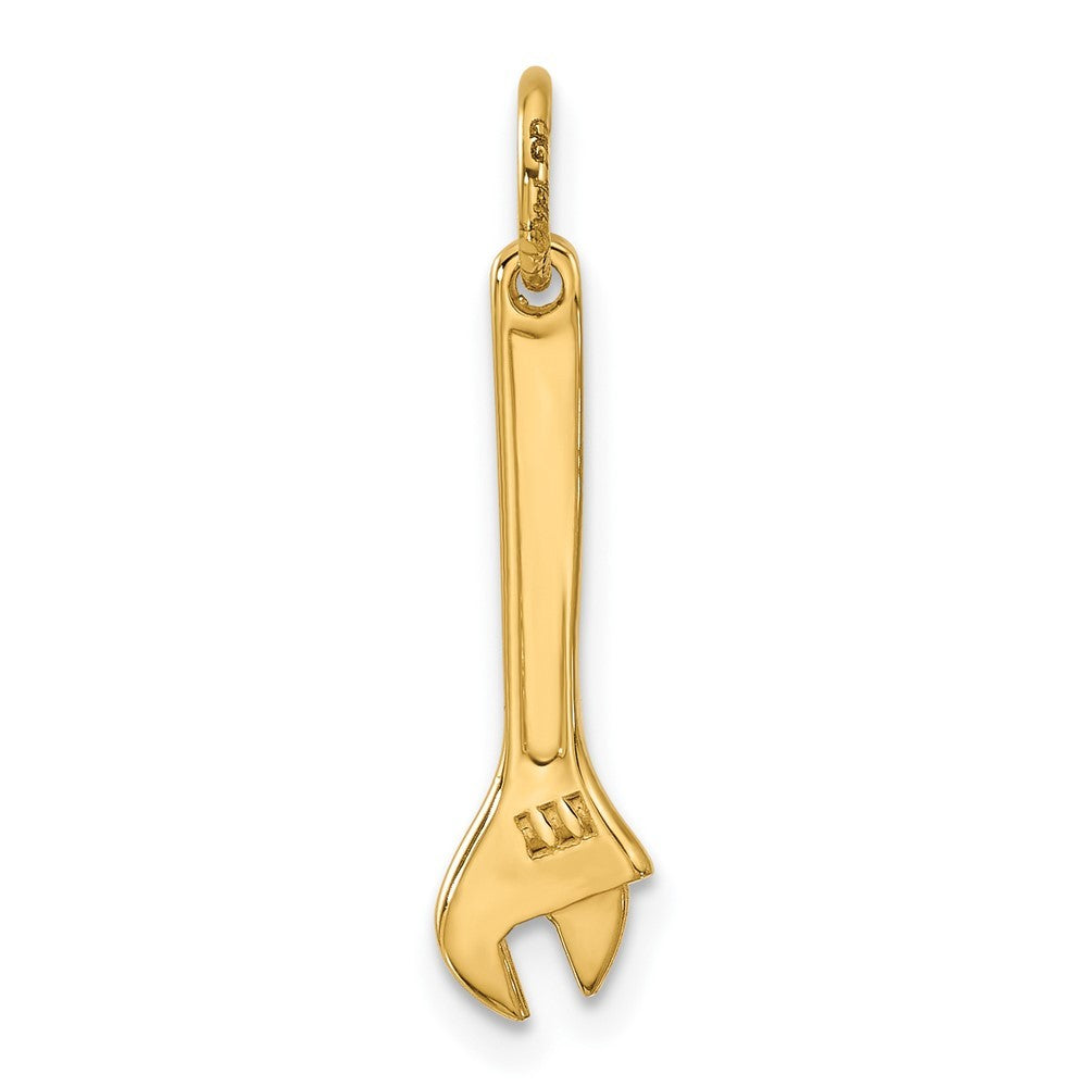 14k Yellow Gold Fancy Wrench