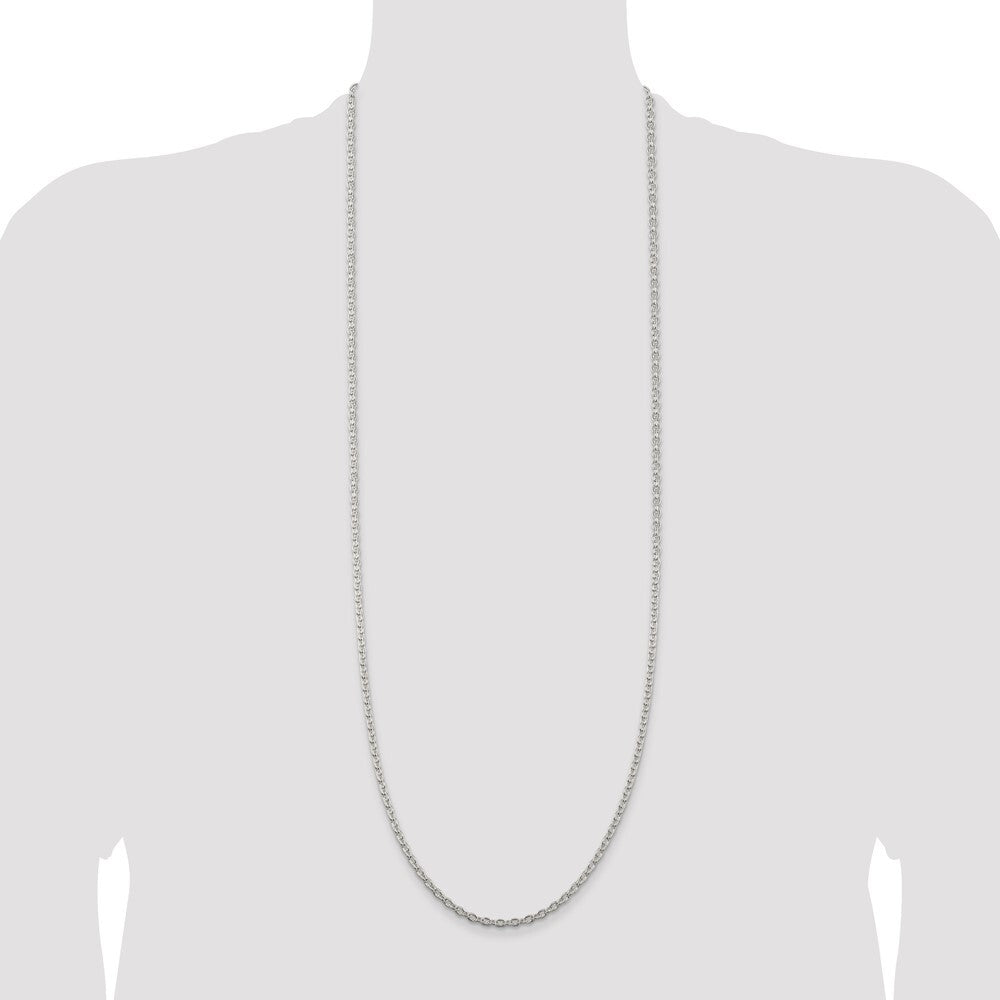 Sterling Silver 3.5mm Cable Chain