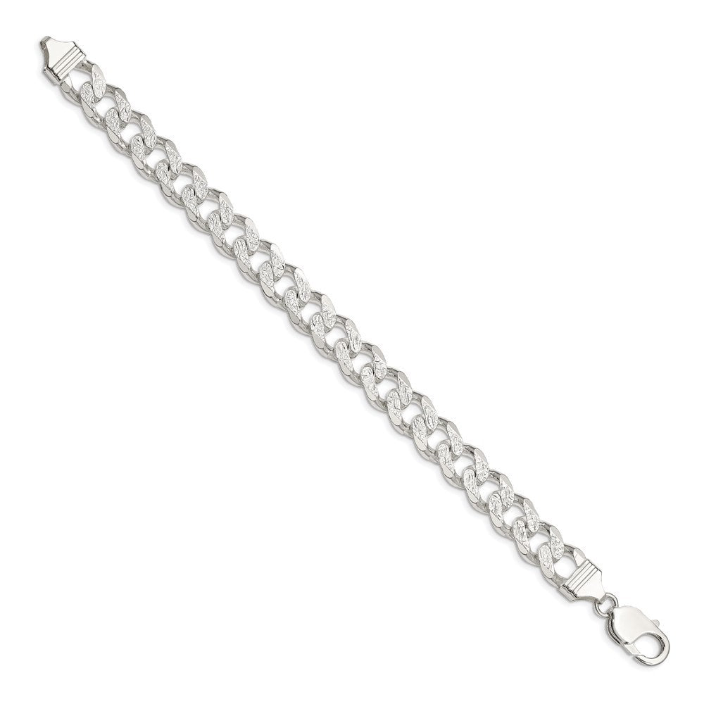 Sterling Silver 11.0mm Curb Chain Bracelet