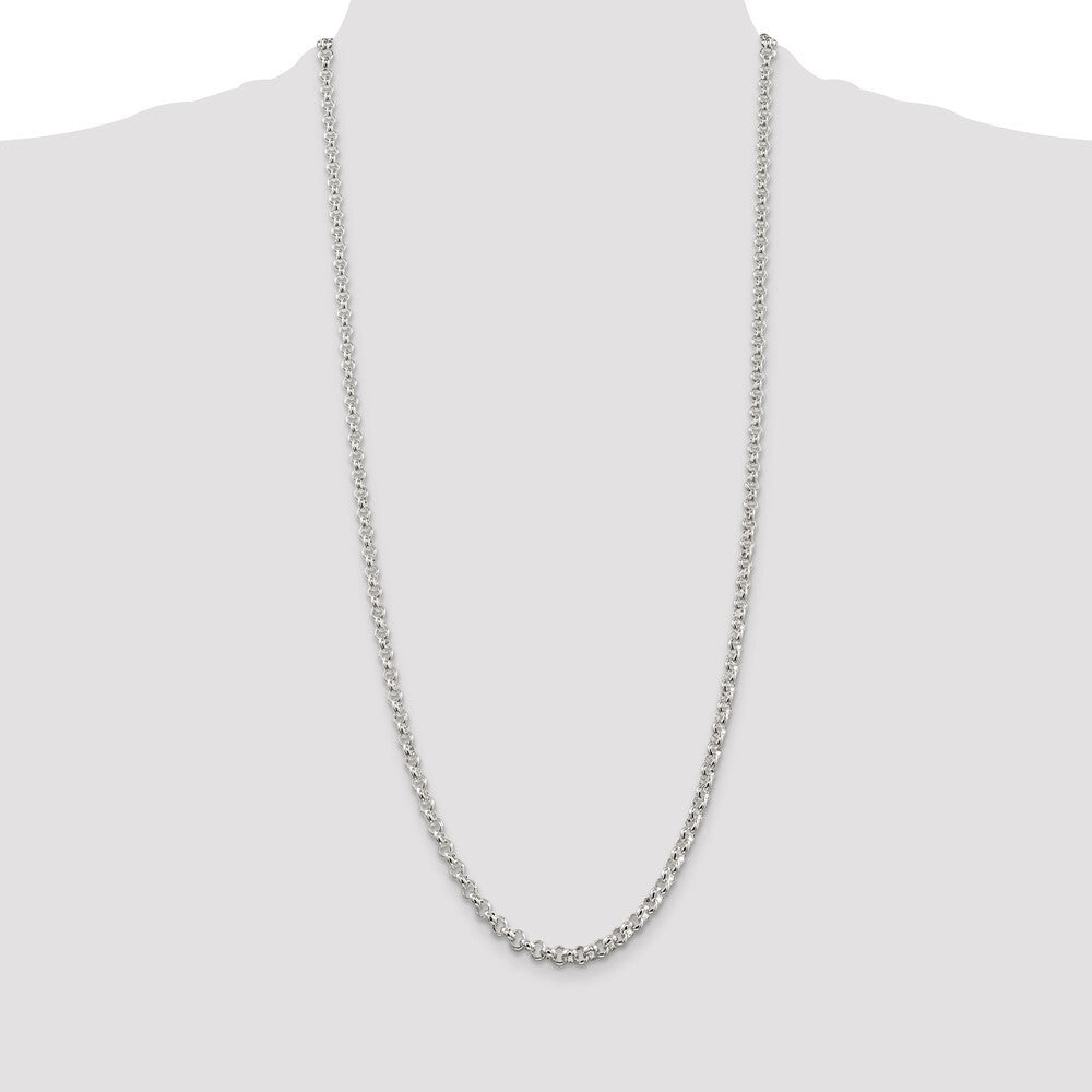 Sterling Silver 4.6mm Rolo Chain