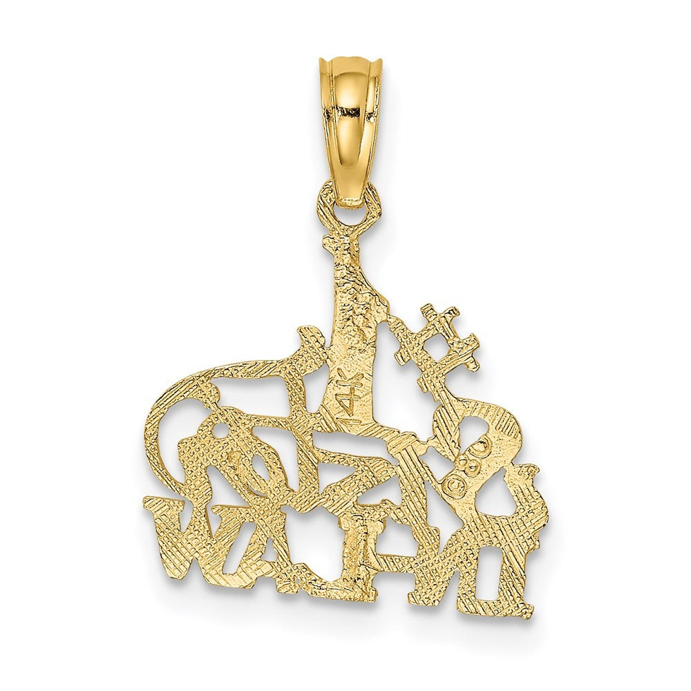 14k Yellow Gold #1 SISTER-IN-LAW Charm