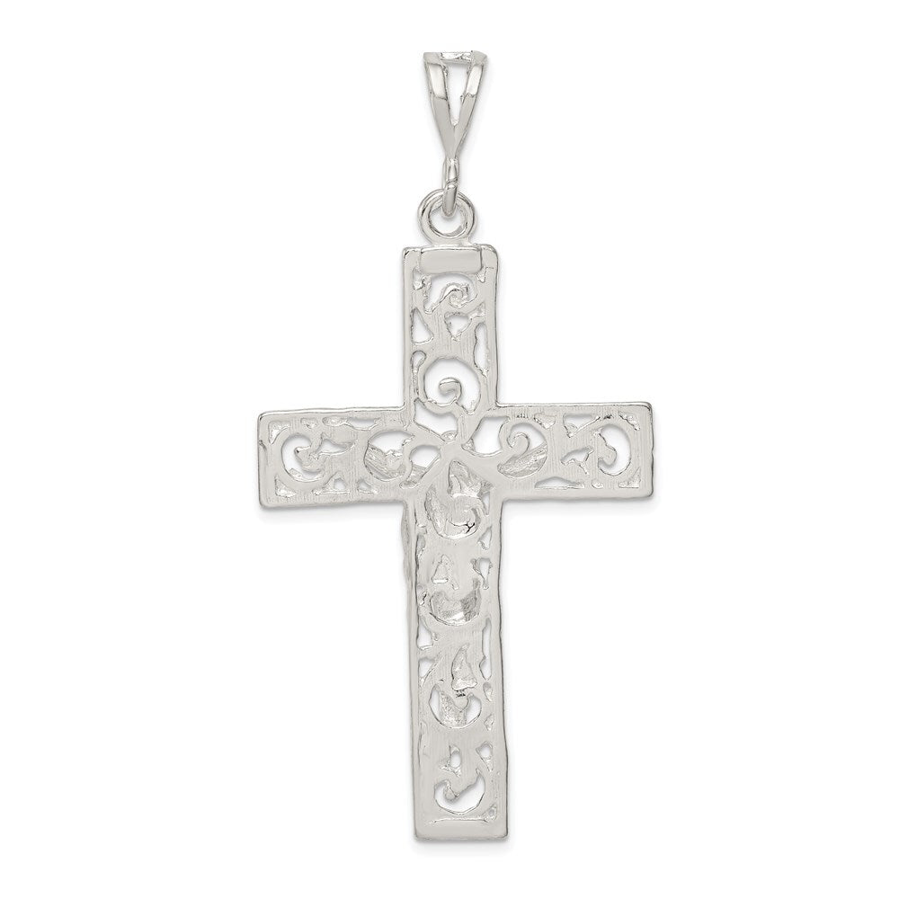 Sterling Silver Crucifix Pendant Holiday Gift for Women