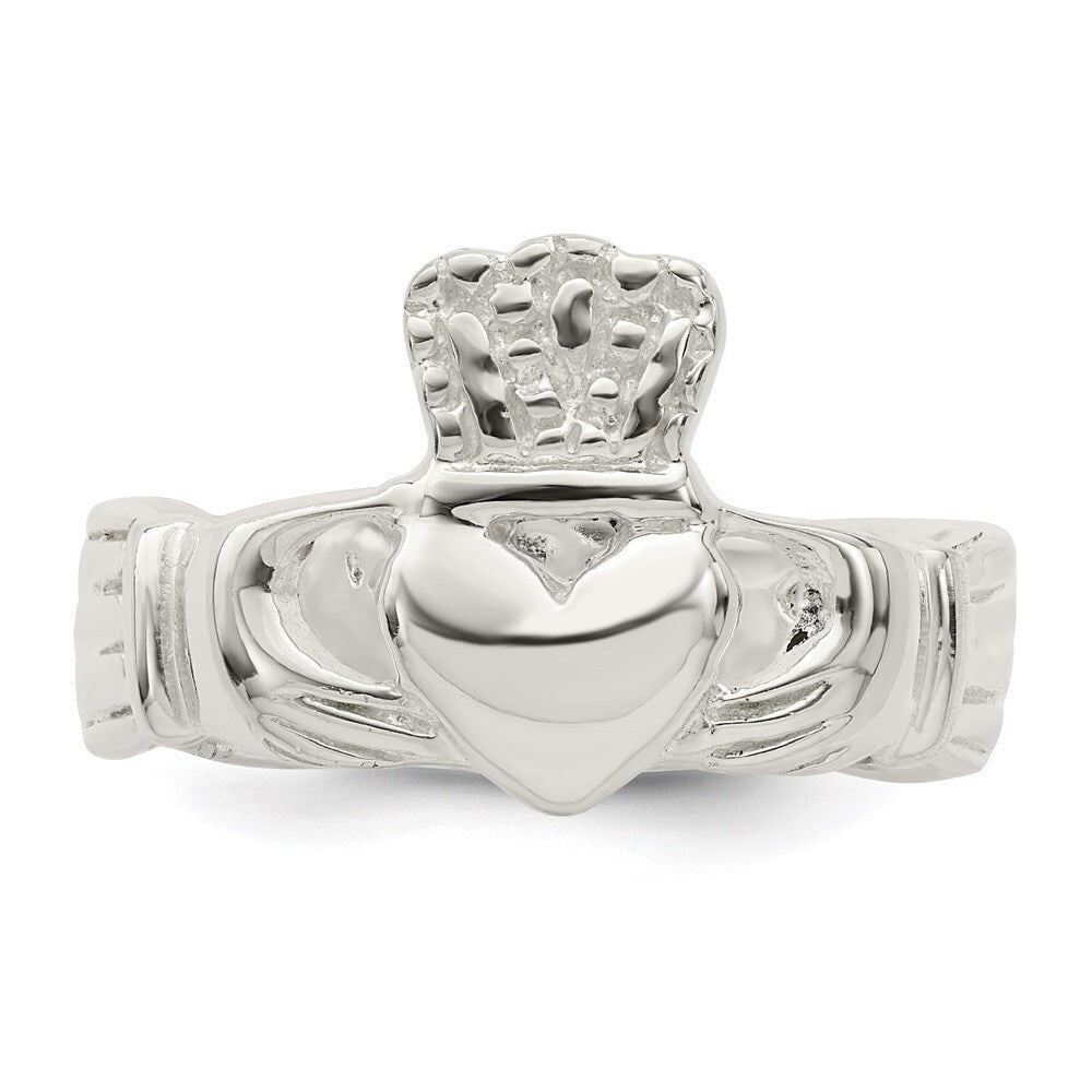 Sterling Silver Claddagh Ring Size 6