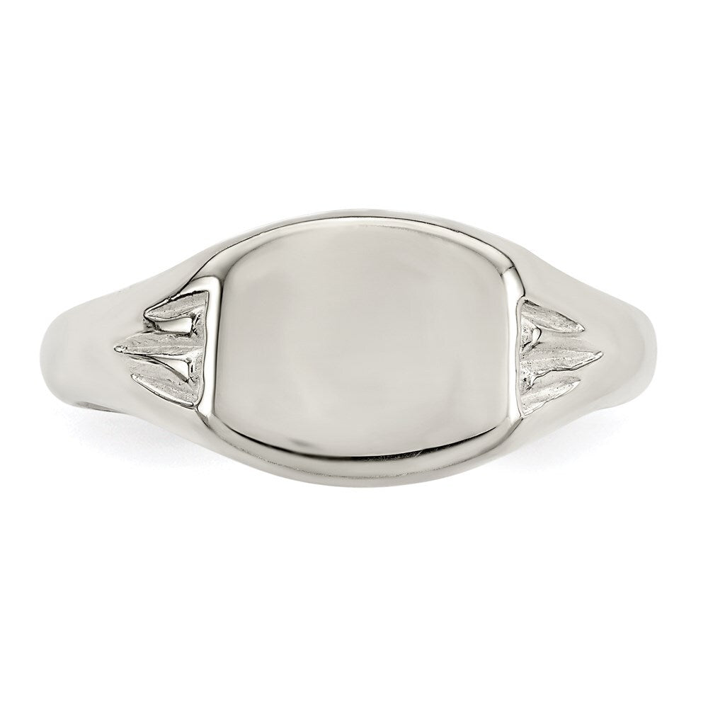 Sterling Silver Signet Ring Size 6