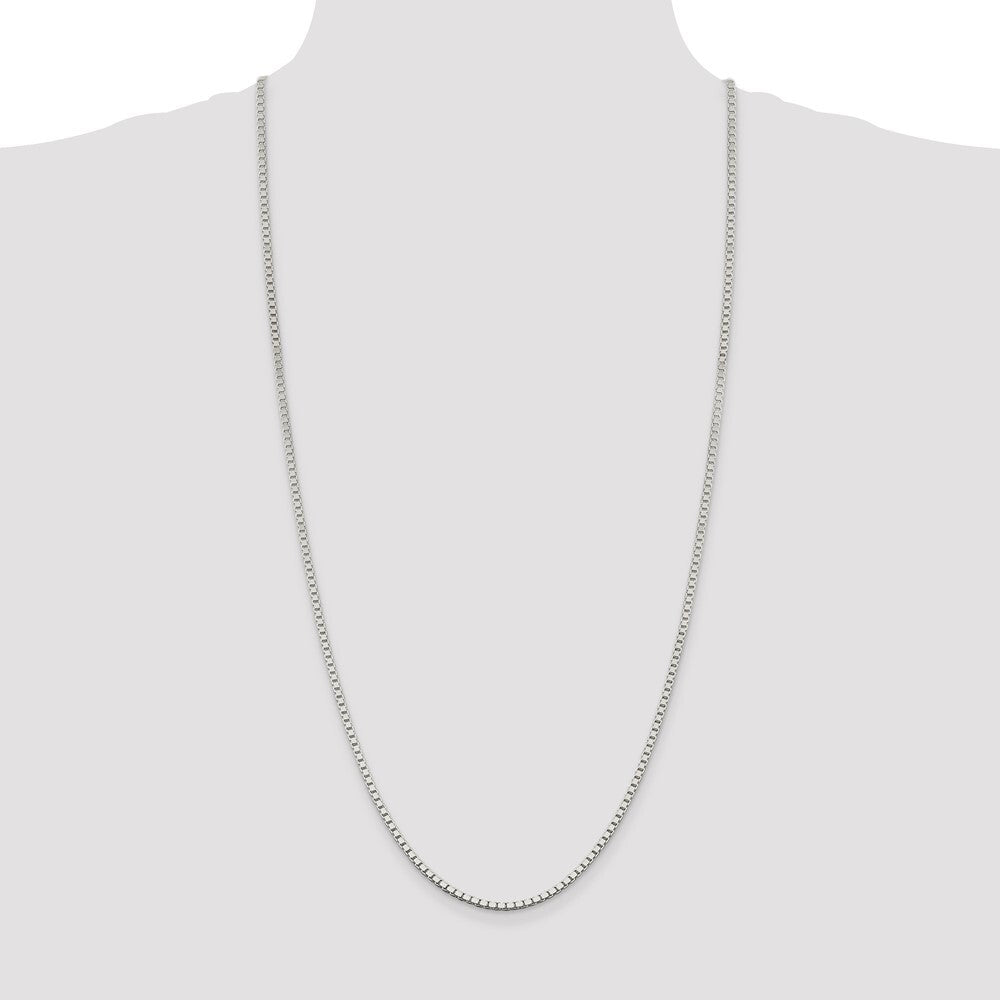 Sterling Silver 2.5mm Box Chain