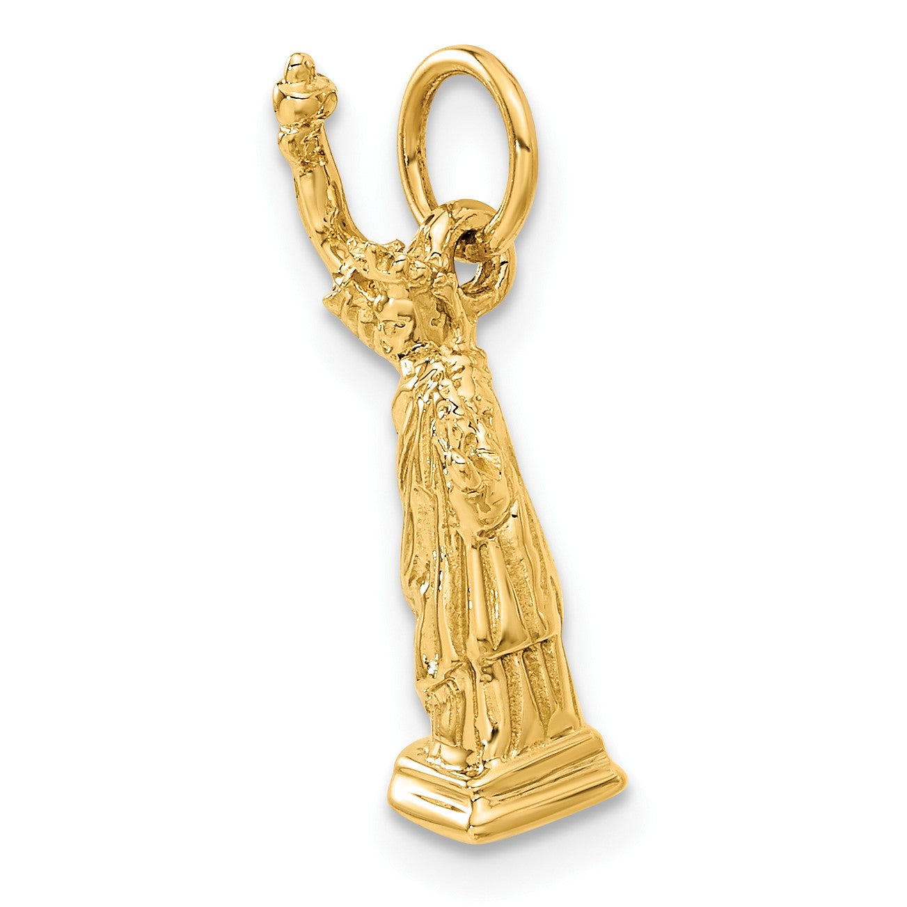 14k 3-D Statue Of Liberty Charm