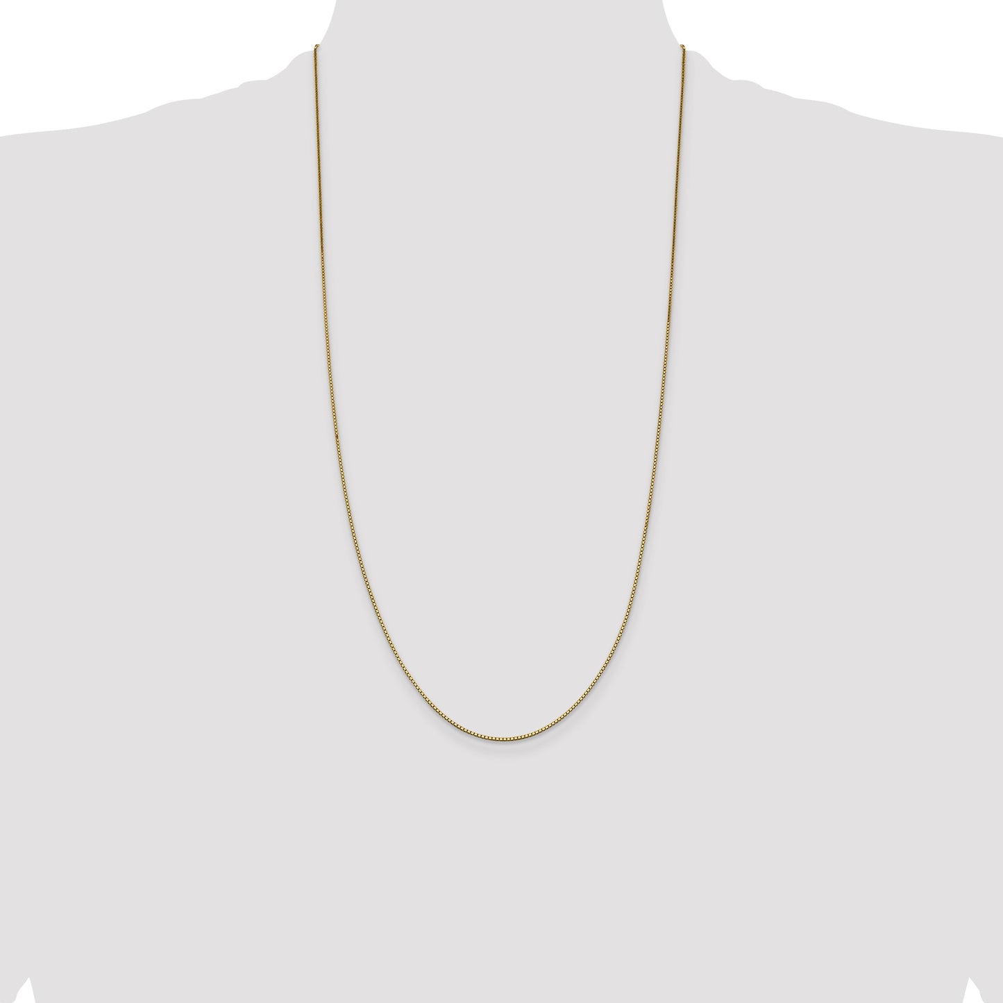 14K 28 inch .95mm Box with Lobster Clasp Chain
