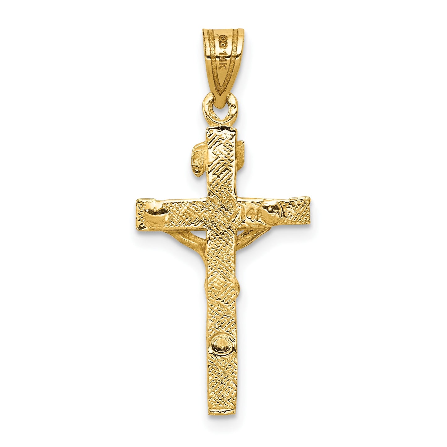 14k INRI Crucifix Charm