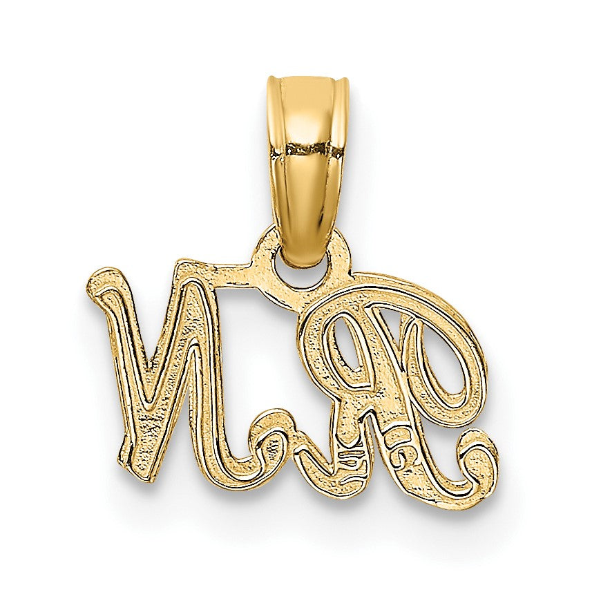 14k R.N. Charm