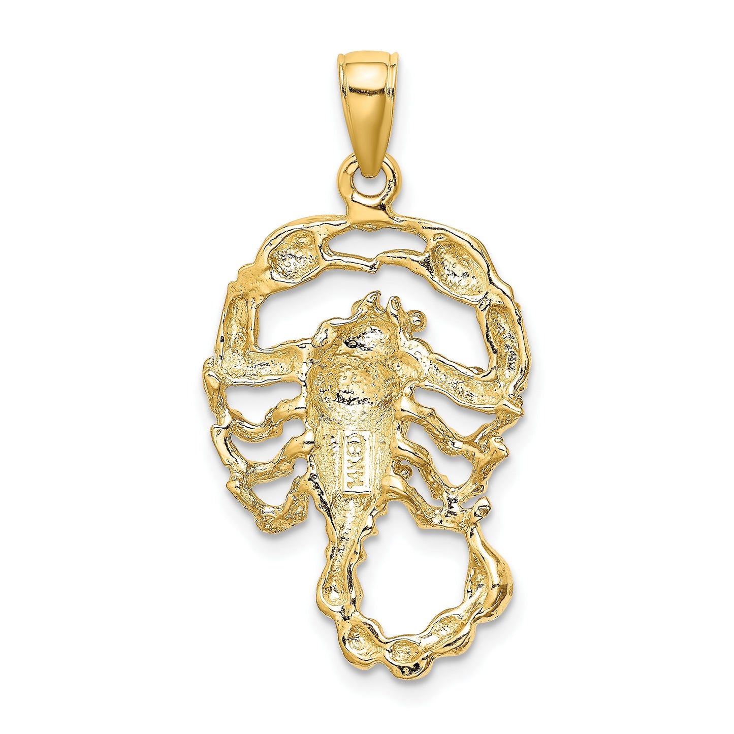 14k Large Scorpio Zodiac Charm