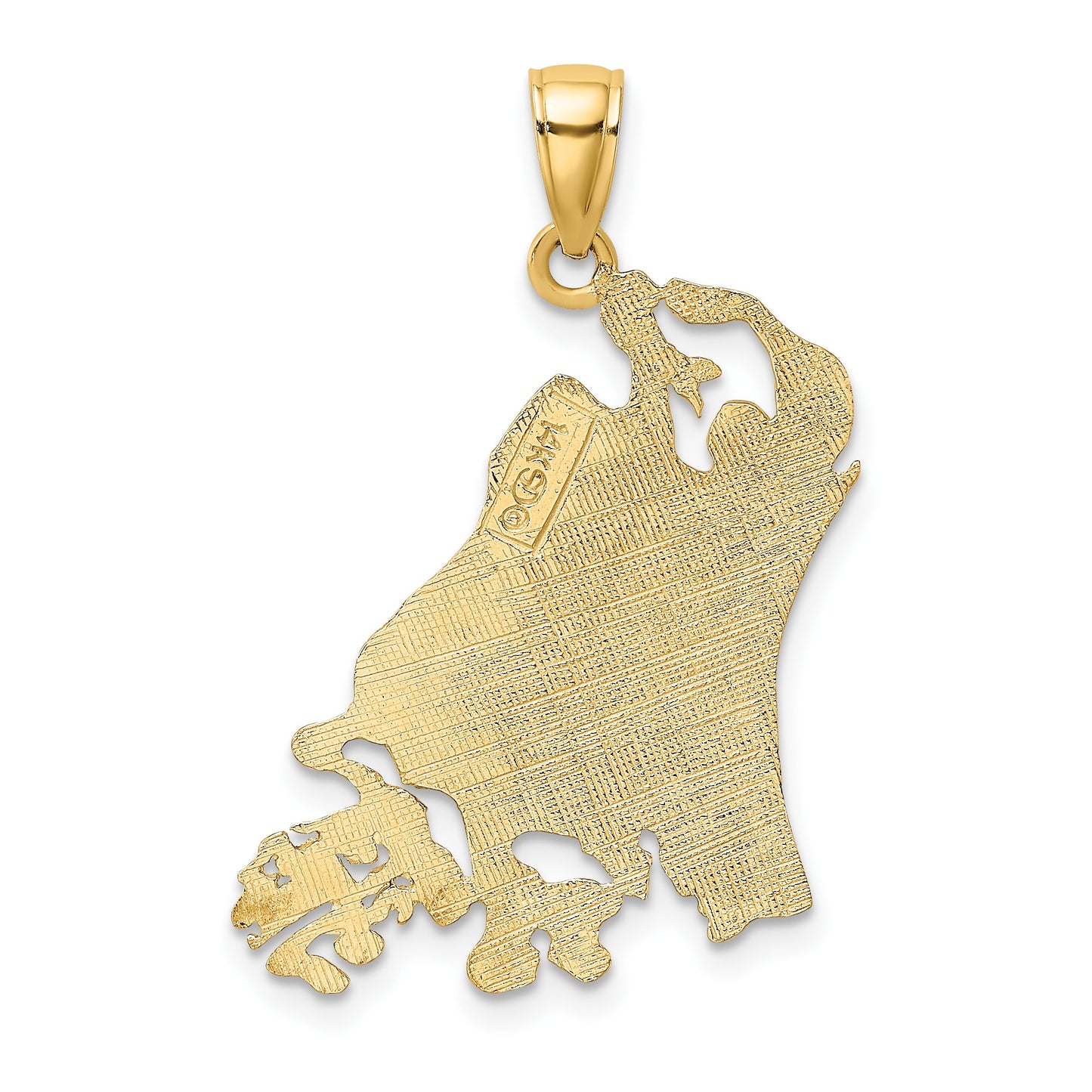 14k Cut-Out MARCO ISLAND Map Charm
