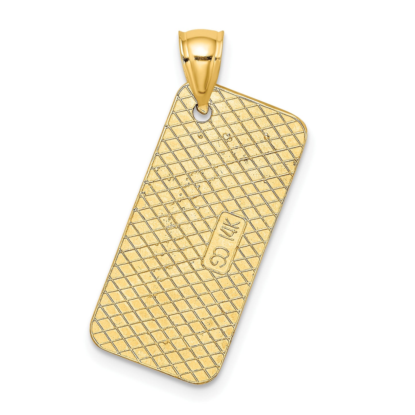 14k MARYLAND OCEAN CITY License Plate Charm