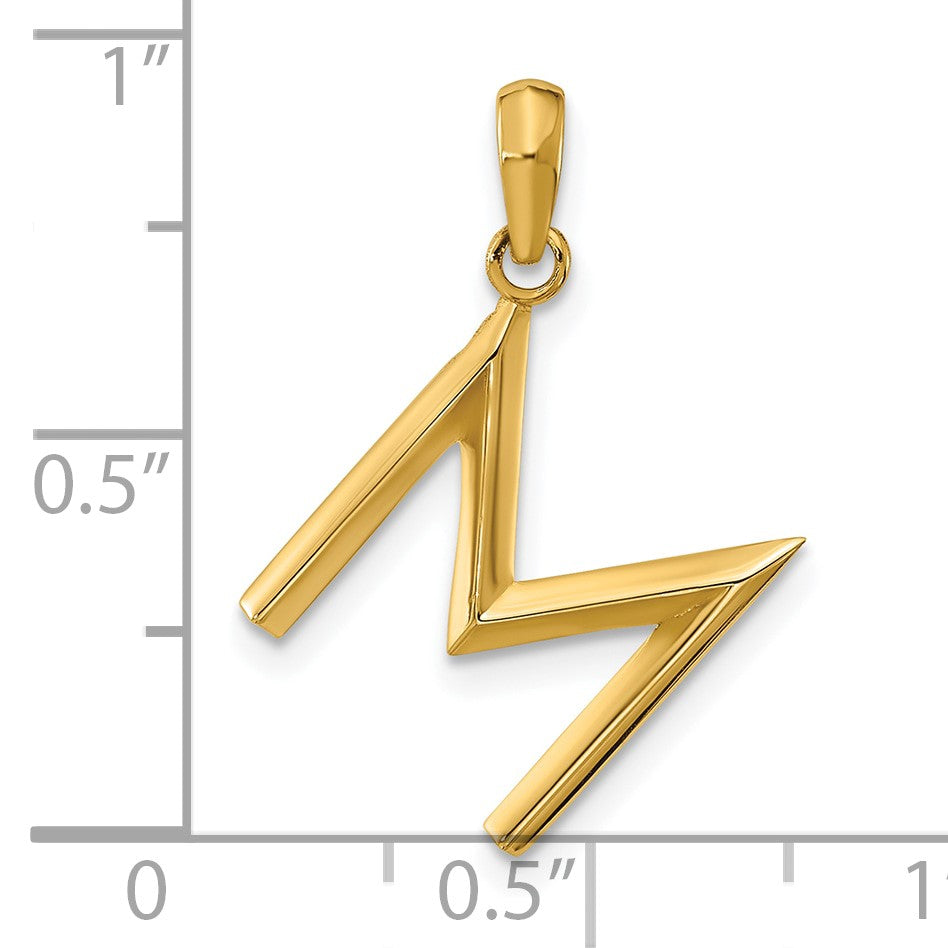 14ky Fancy Letter M