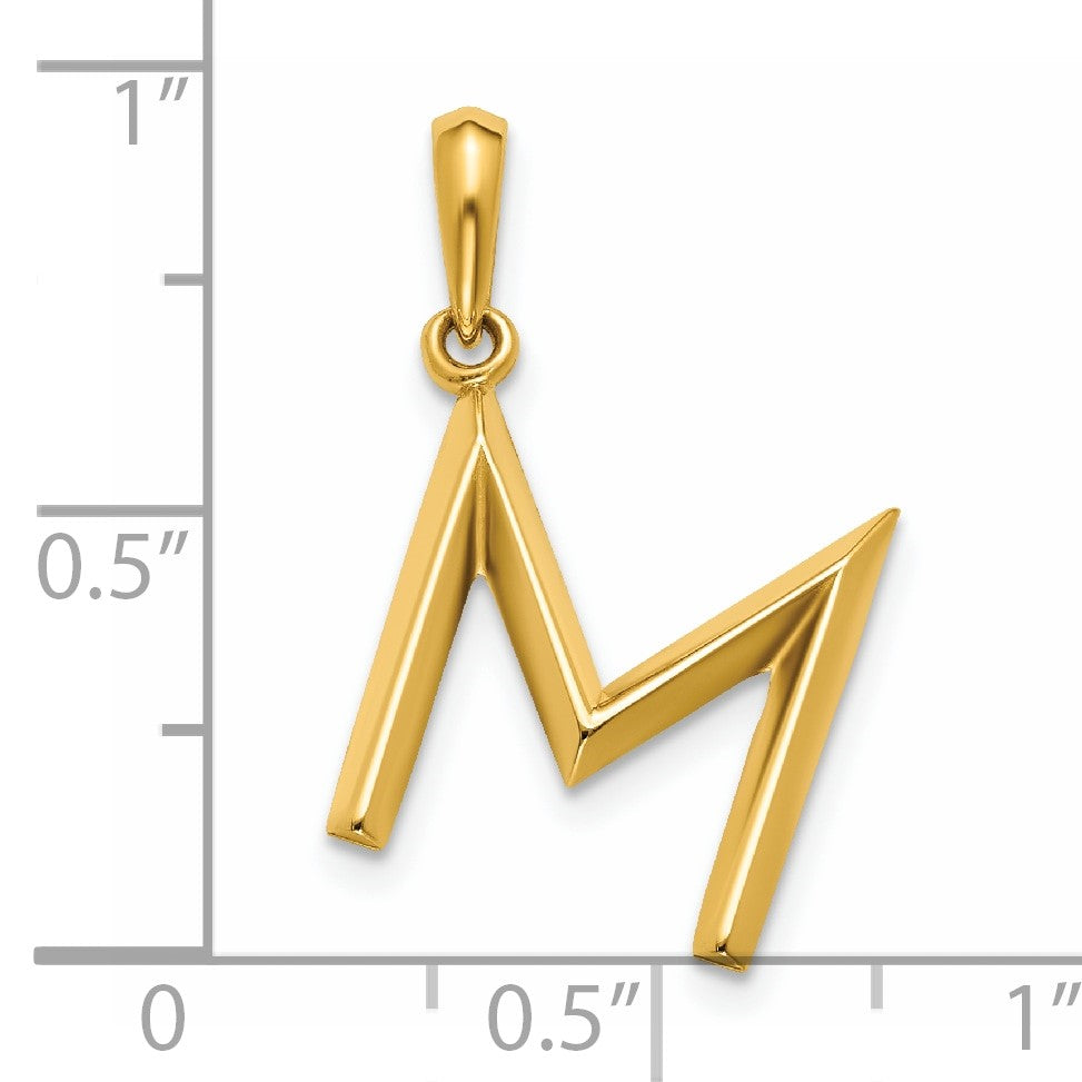 14ky Fancy Letter M