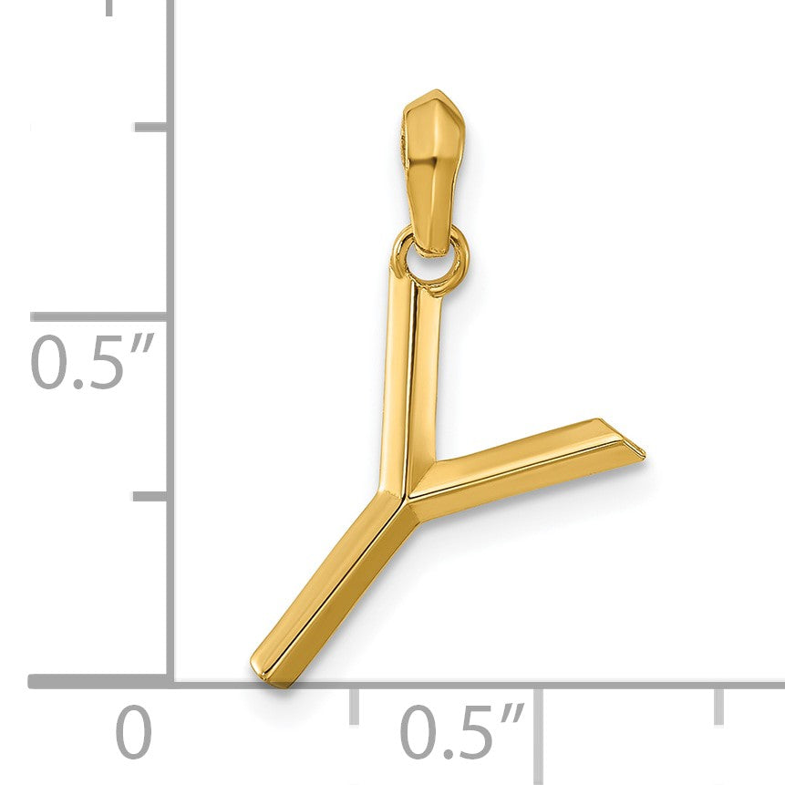 14ky Fancy Letter Y