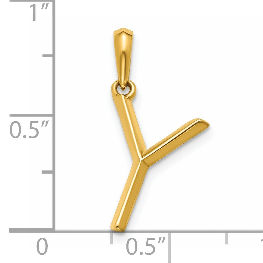 14ky Fancy Letter Y