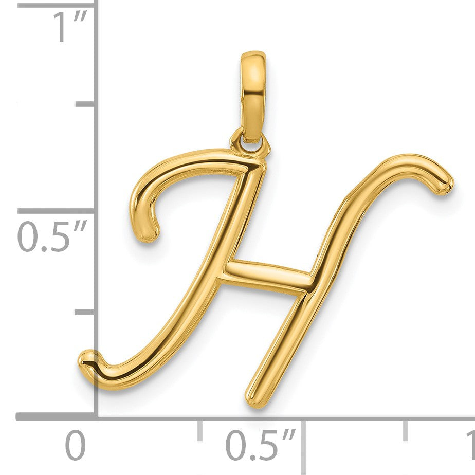 14ky Fancy Letter H