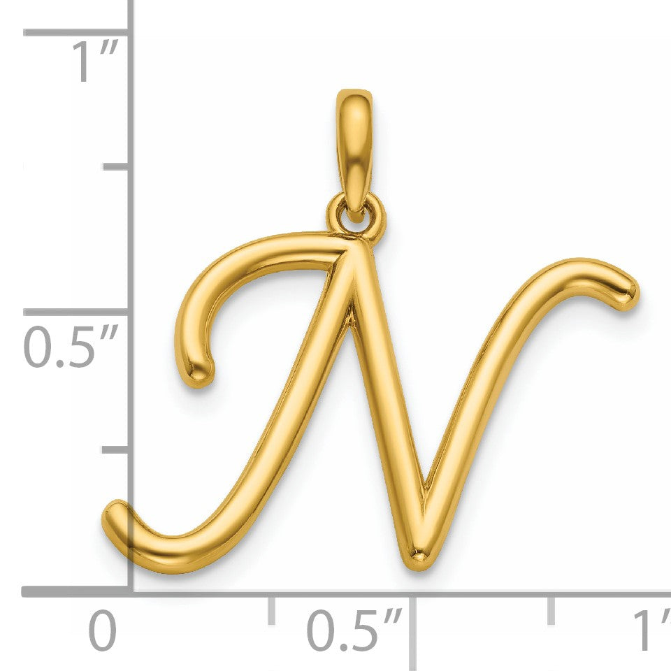 14ky Fancy Letter N