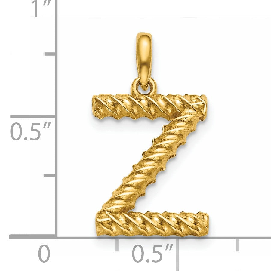 14ky Fancy Twist Letter Z