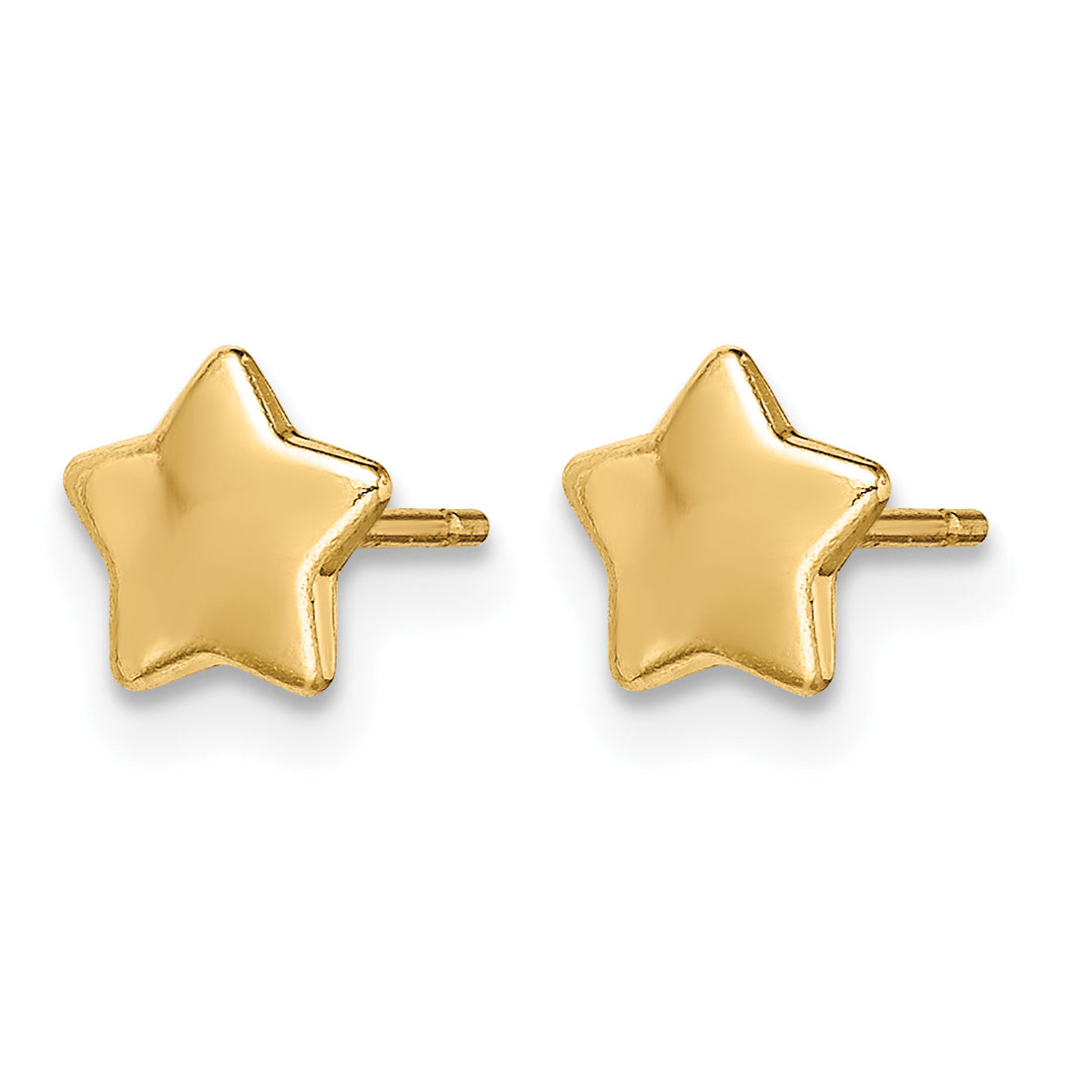 14k Madi K Star Childrens Post Earrings