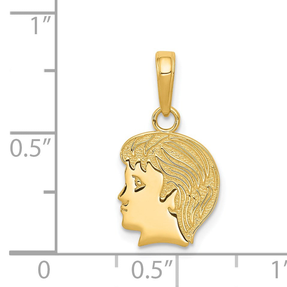 14k Boy charm