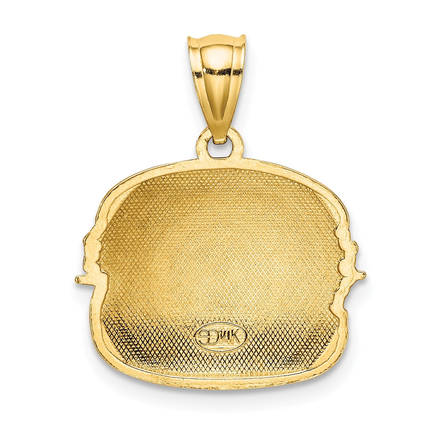 14K Multi-color Enameled Cheeseburger Charm