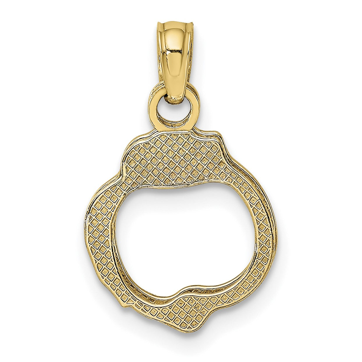 14K 2-Piece Handcuffs Charm