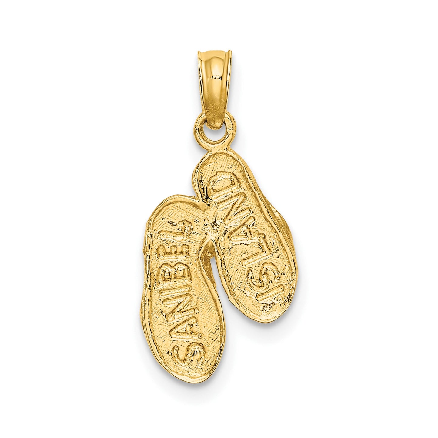 14K SANIBEL ISLAND Double Flip-Flop Charm