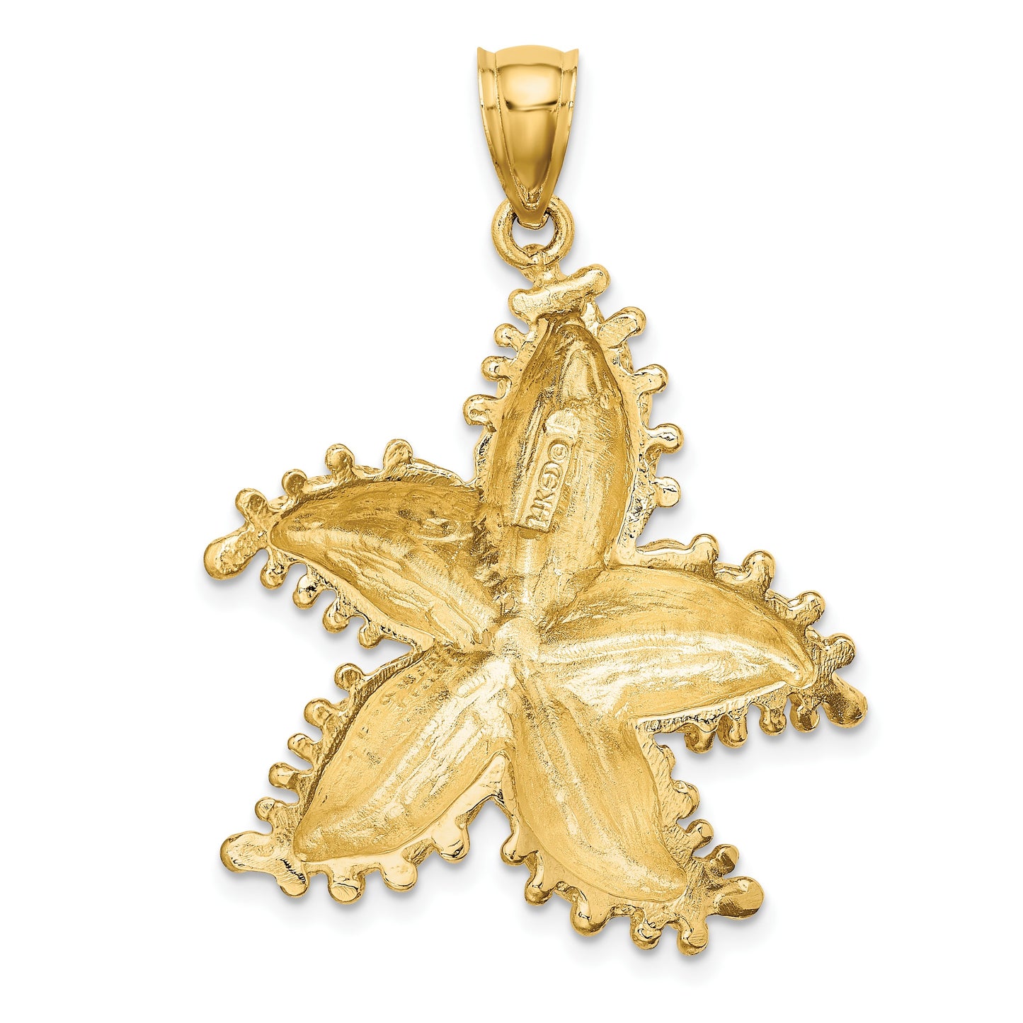 14K Large Starfish Charm