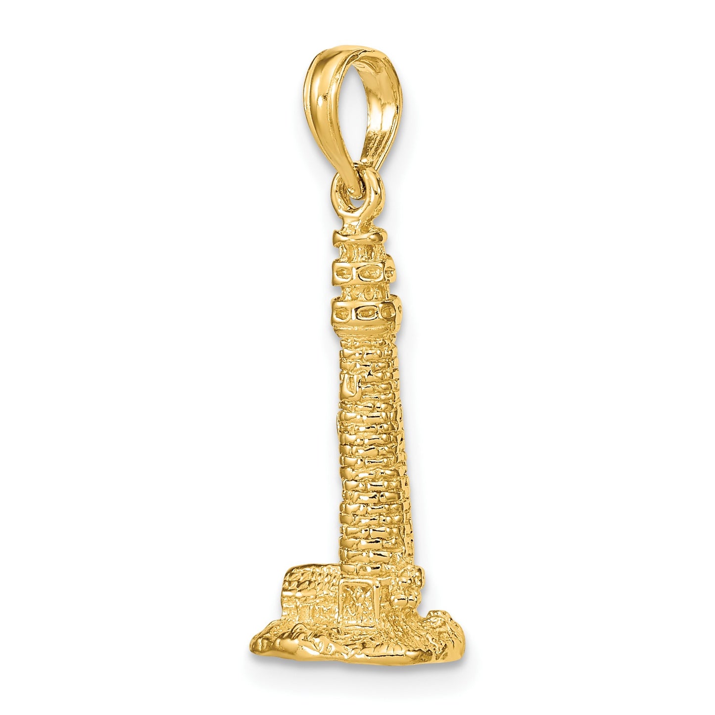 14K 3D Cape May NJ Lighthouse Charm