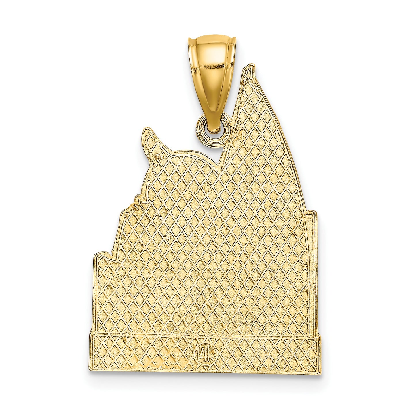 14K CURACAO with Sailboat and Seagull Charm