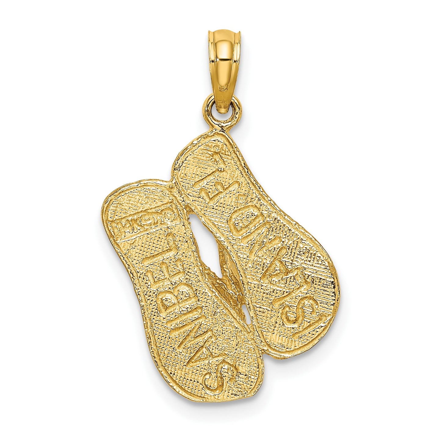 14K 3-D SANIBEL ISLAND with Large Double Flip-Flop Charm