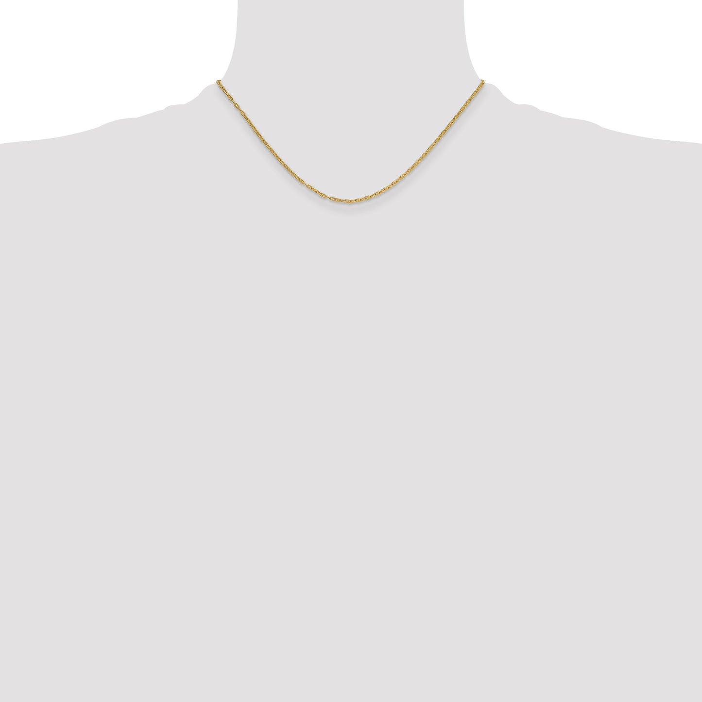 14k 1.8mm Mariners Link Chain