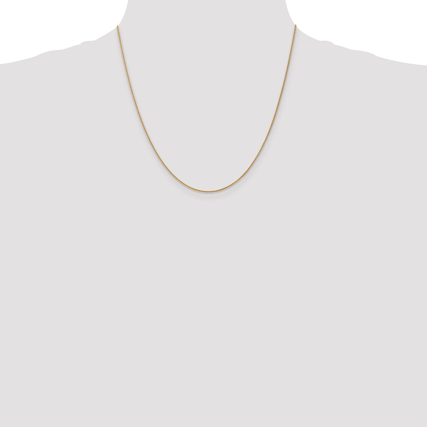14K 20 inch 1.05mm Spiga with Lobster Clasp Chain