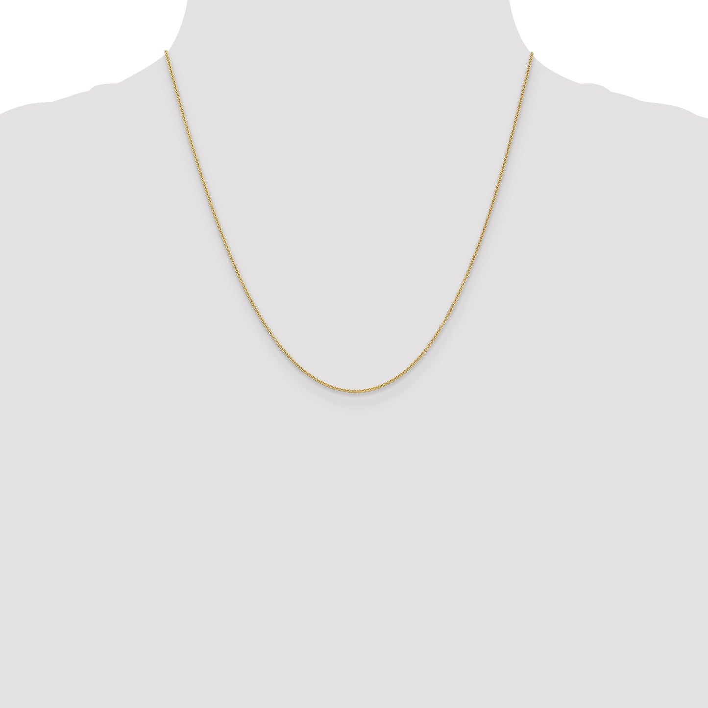 14K 20 inch 1.2mm Cable with Lobster Clasp Chain