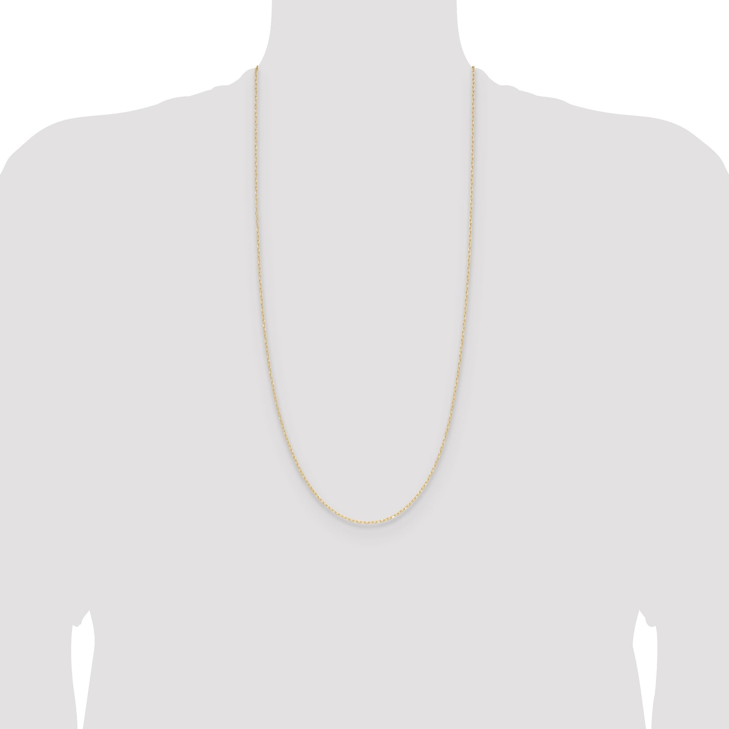 14k .8mm D/C Forzantine Cable Chain