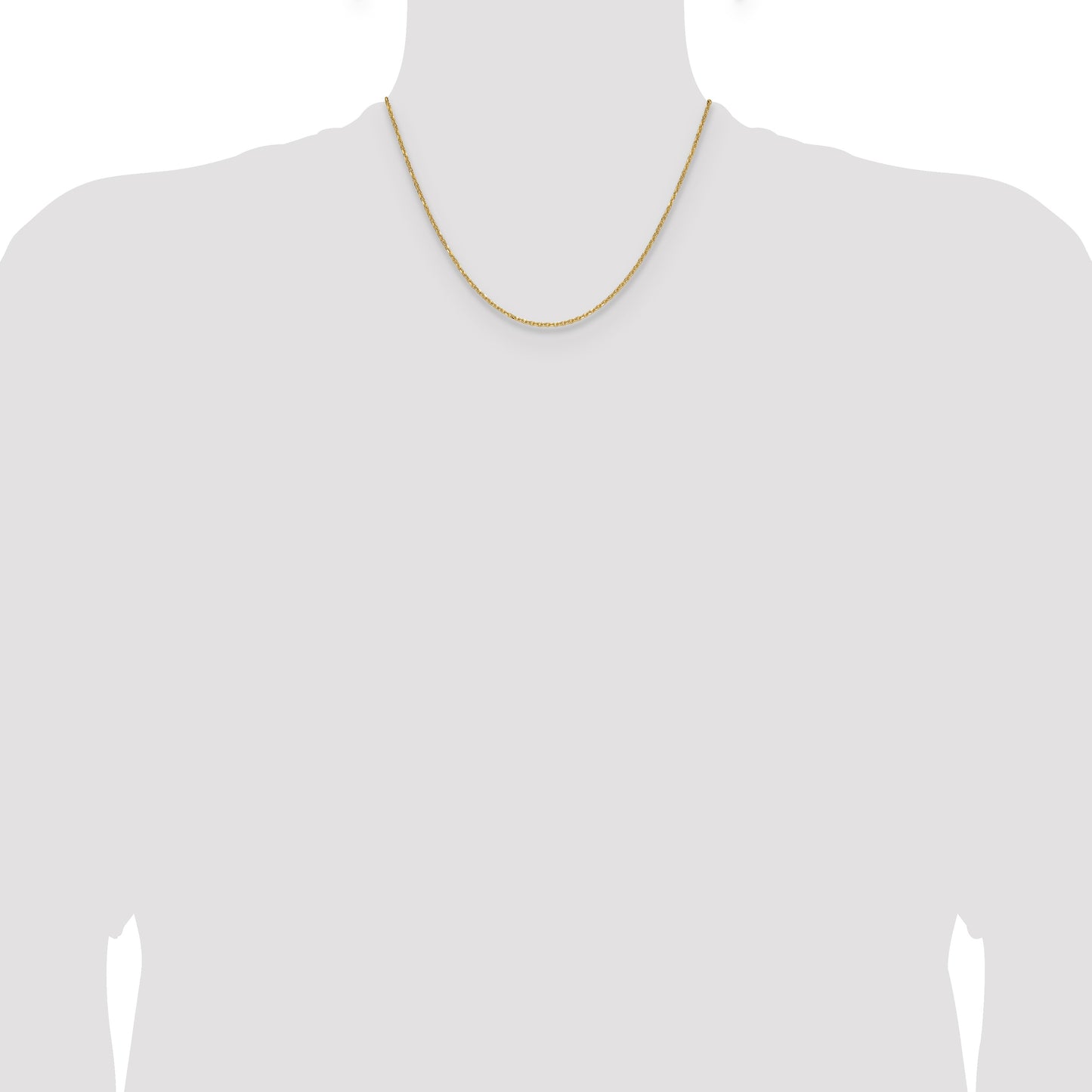 14k 1.4mm D/C Forzantine Cable Chain